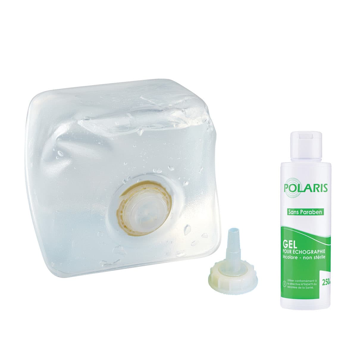 Gel d'échographie sans paraben POLARIS EDM Imaging