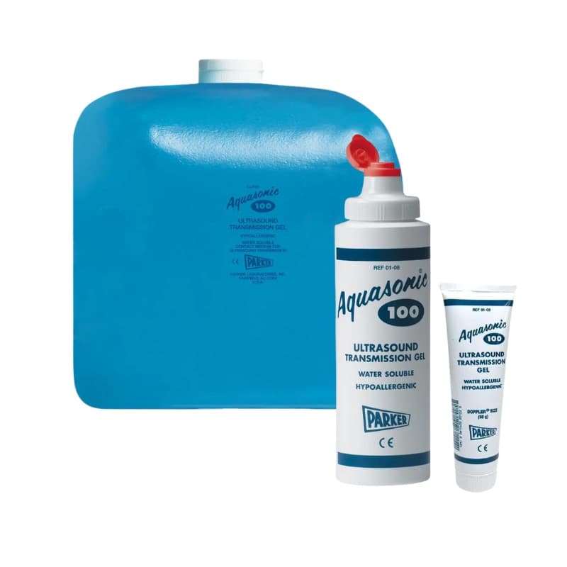 Gel d'échographie bleuté Aquasonic 100 Parker Laboratories