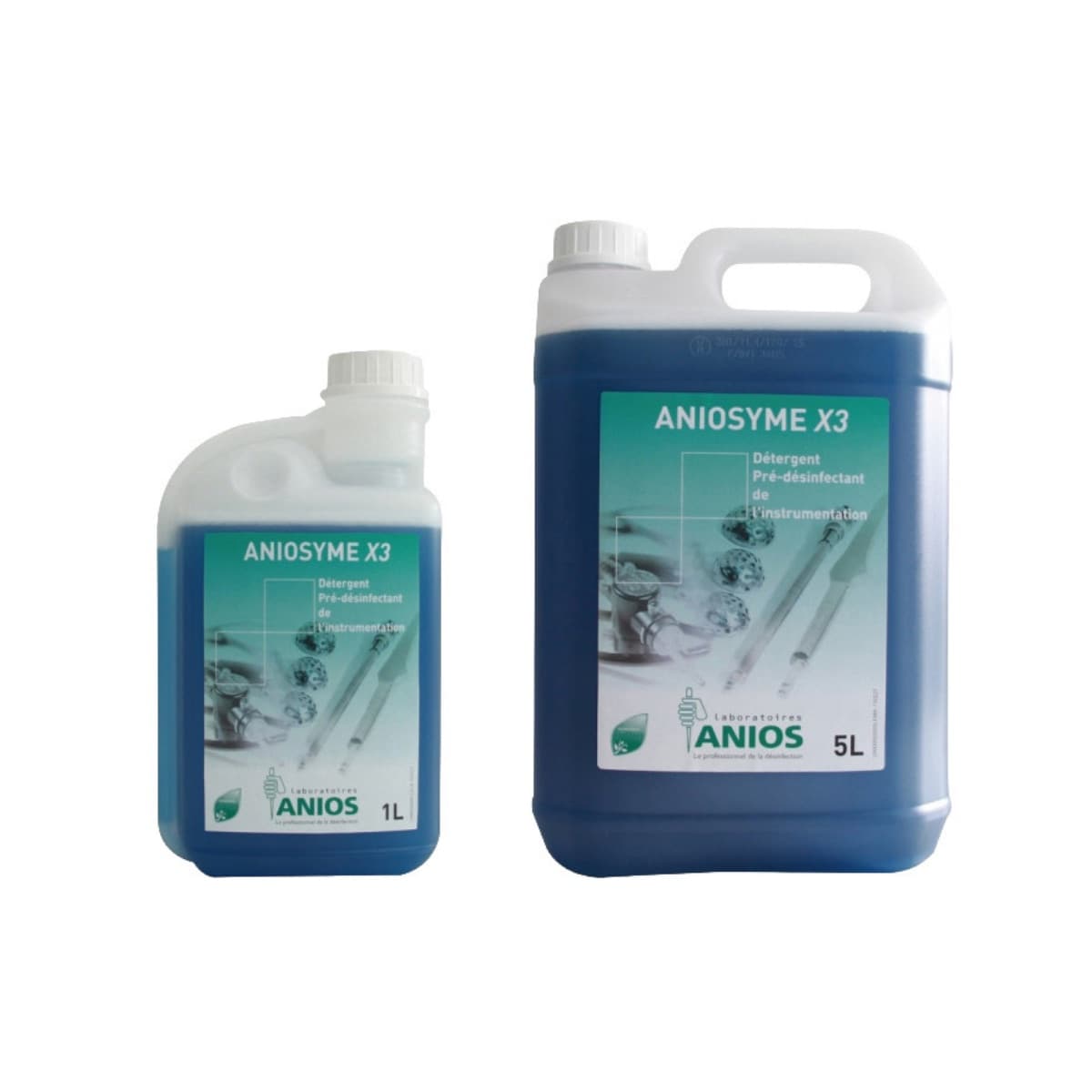 Détergent pré-désinfectant enzymatique ANIOSYME X3 Anios
