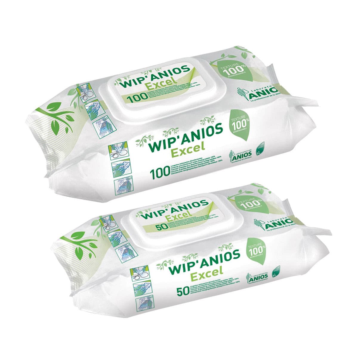 Lingettes désinfectantes WIP'ANIOS Excel Anios