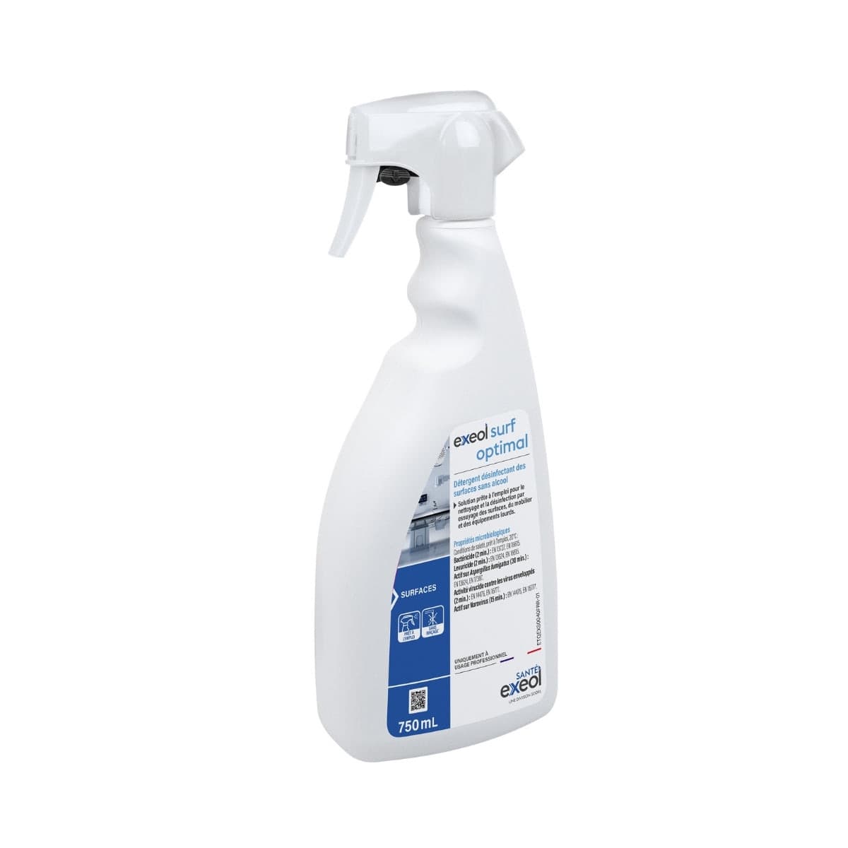 Détergent désinfectant sans alcool Surf Optimal Exeol
