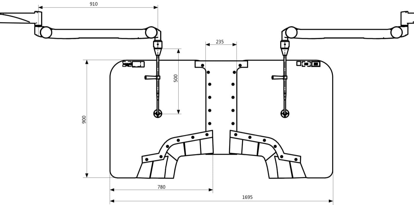 Grand écran de radioprotection MAVIG OT58001